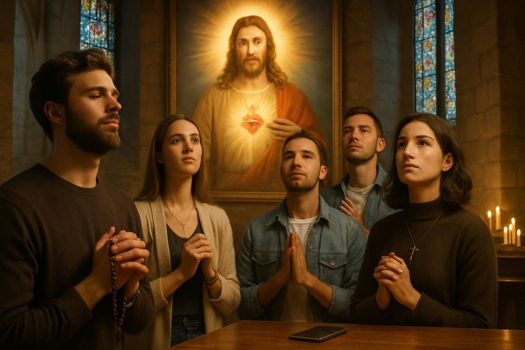 découvrez comment les influenceurs catholiques réinventent la dévotion au sacré-cœur, lui donnant une portée moderne et inspirante.