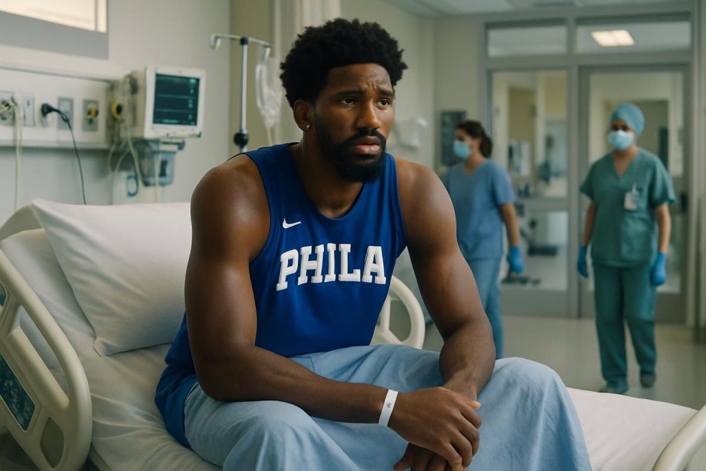 joel embiid de philadelphie doit subir une opération de l'appendicite à une semaine du début des play-offs nba, mettant son équipe dans une situation délicate pour la postseason.