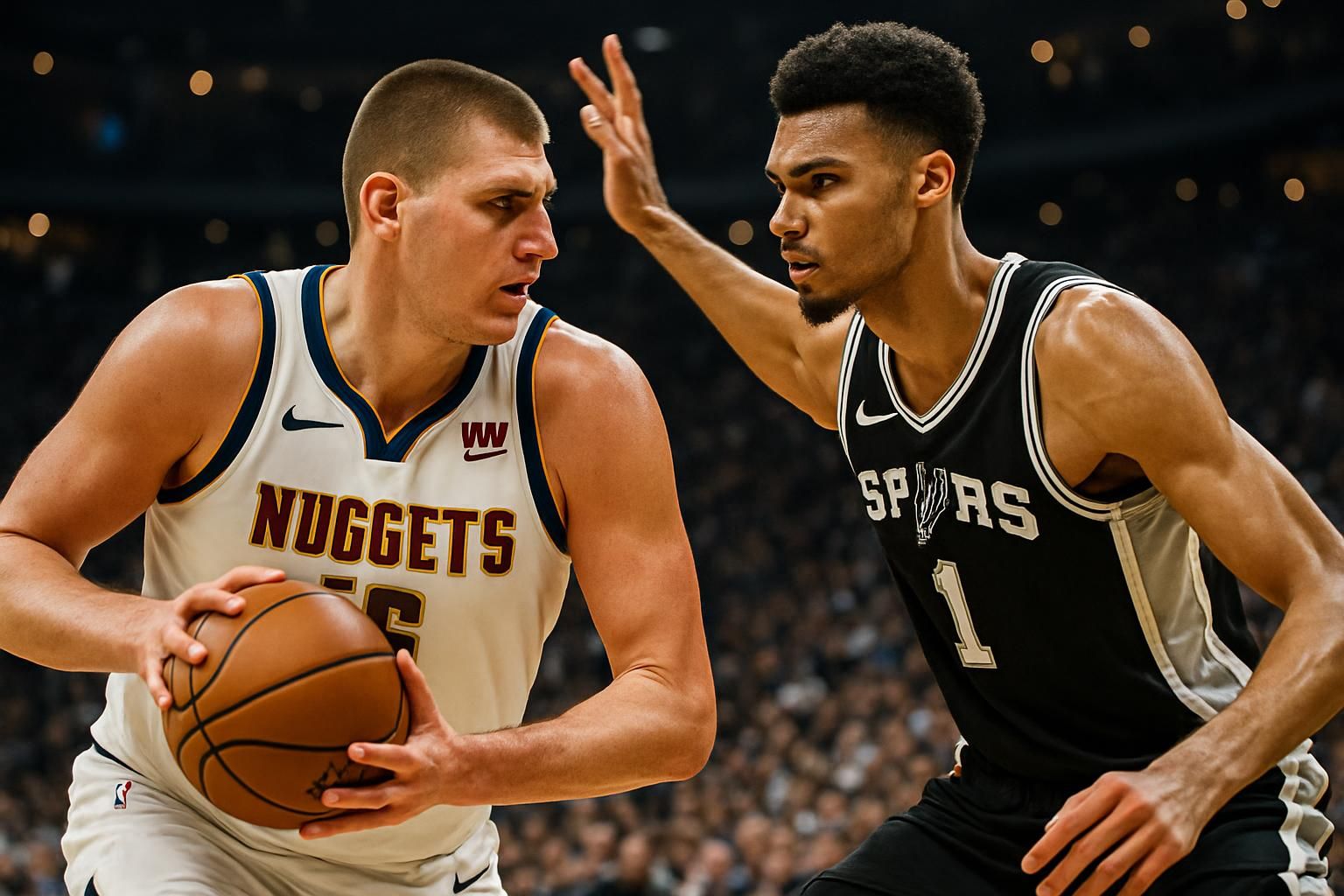 découvrez le duel épique entre nikola jokic et victor wembanyama, un face-à-face déjà légendaire qui marque l'histoire du basketball.