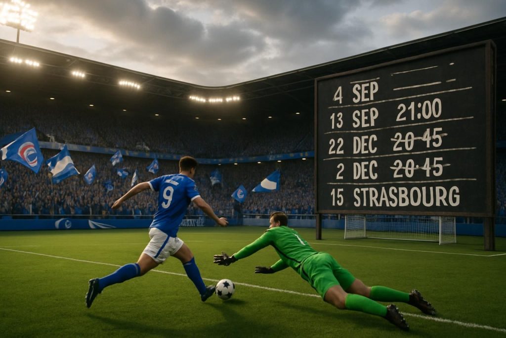 découvrez comment la qualification de strasbourg impacte et redéfinit le calendrier des rencontres sportives à venir.