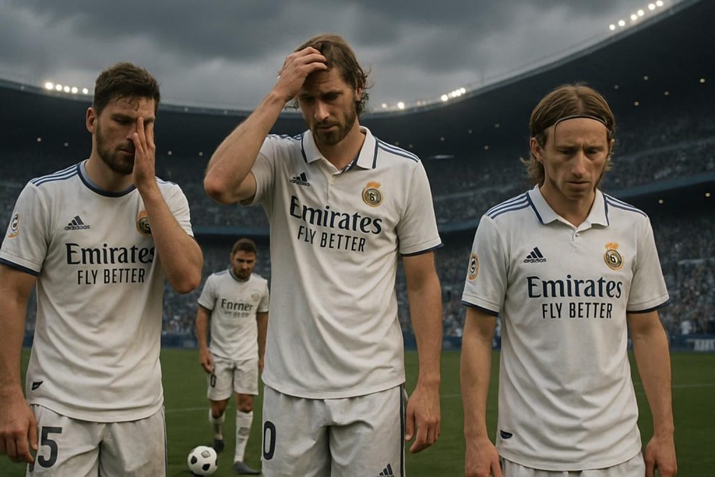 le real madrid traverse une série difficile avec 4 matchs consécutifs sans victoire, sa plus longue période négative depuis près de 8 ans, mettant en lumière les défis actuels du club.