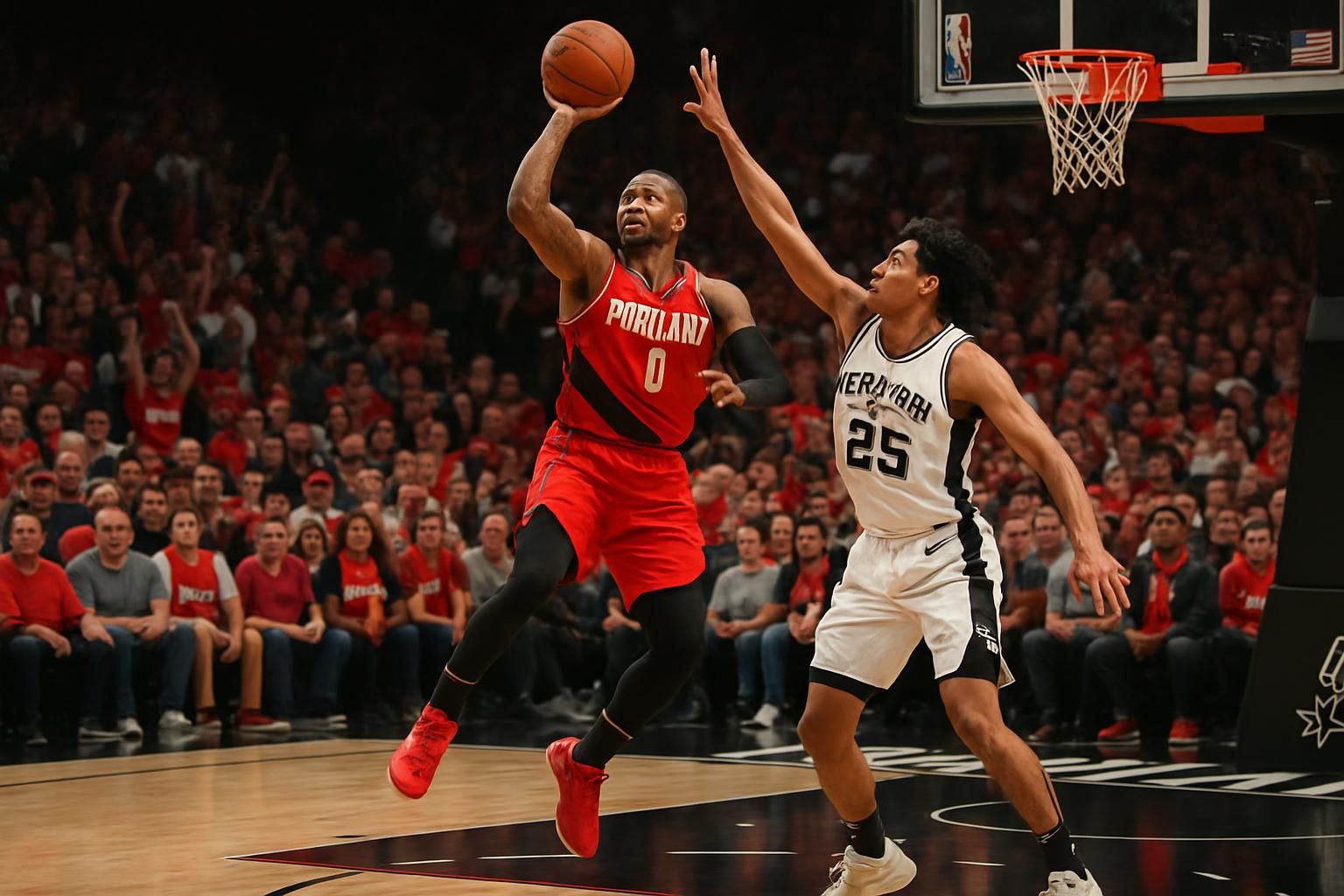 revivez les meilleurs moments du match intense entre portland et san antonio grâce à notre best of vidéo exclusif.