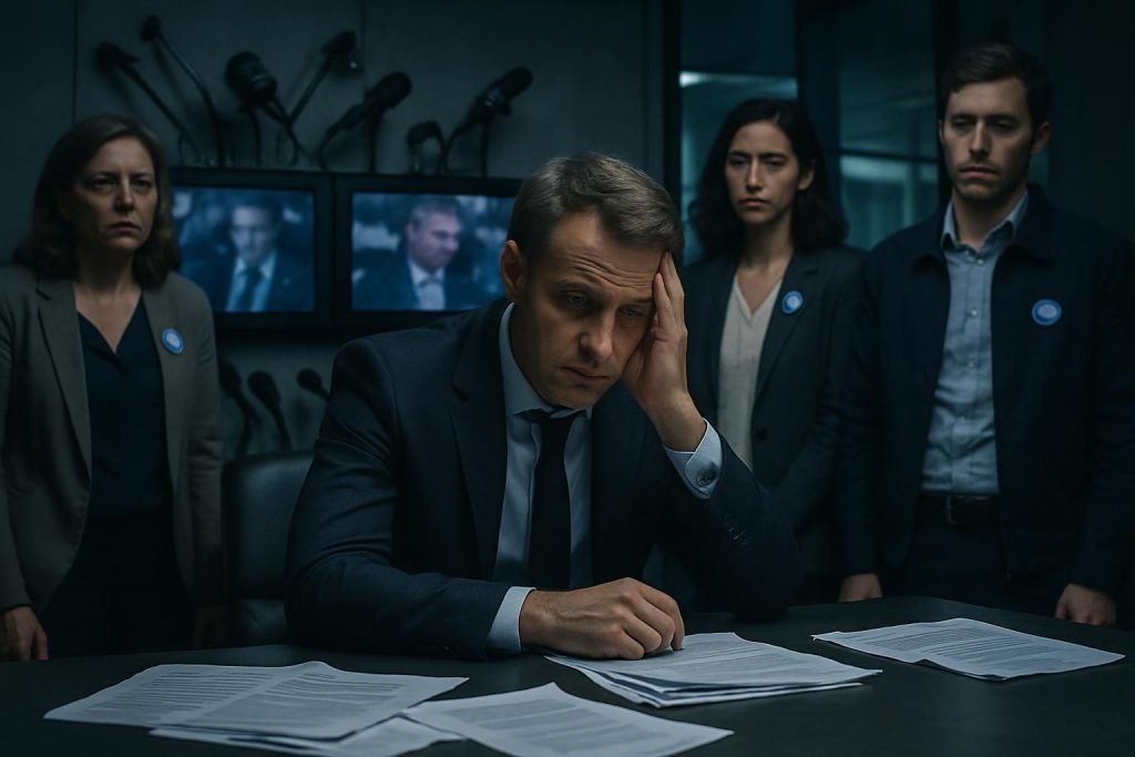 analyse approfondie de la crise du macronisme à travers une semaine marquée par des défaites successives qui fragilisent le mouvement.