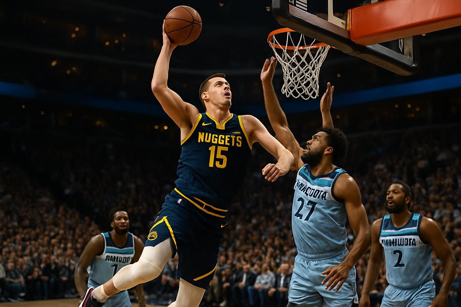découvrez le résumé vidéo captivant du match entre les nuggets et les timberwolves, revivez les moments forts et les actions clés de cette rencontre intense.