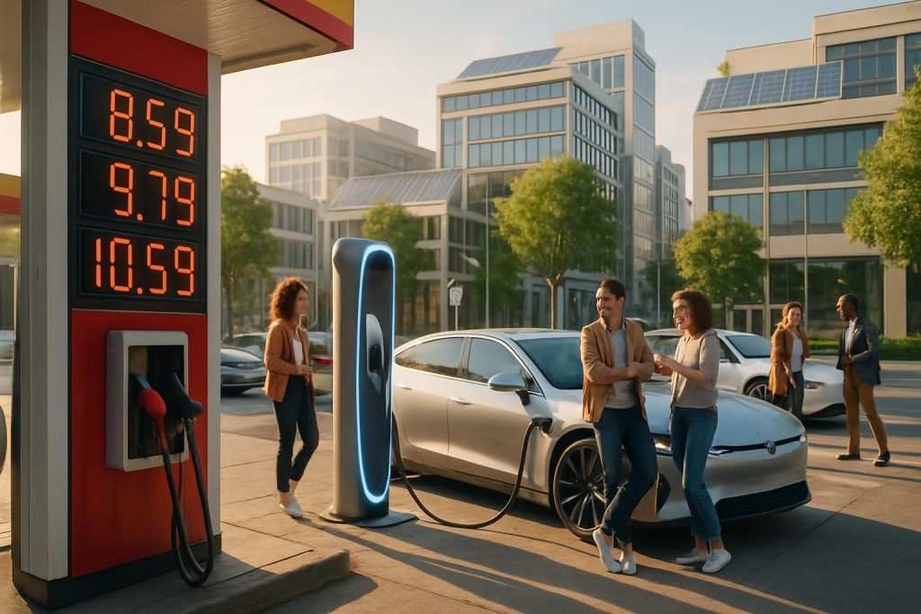 découvrez comment la hausse des prix du carburant stimule la demande et dynamise le marché des voitures électriques en france.