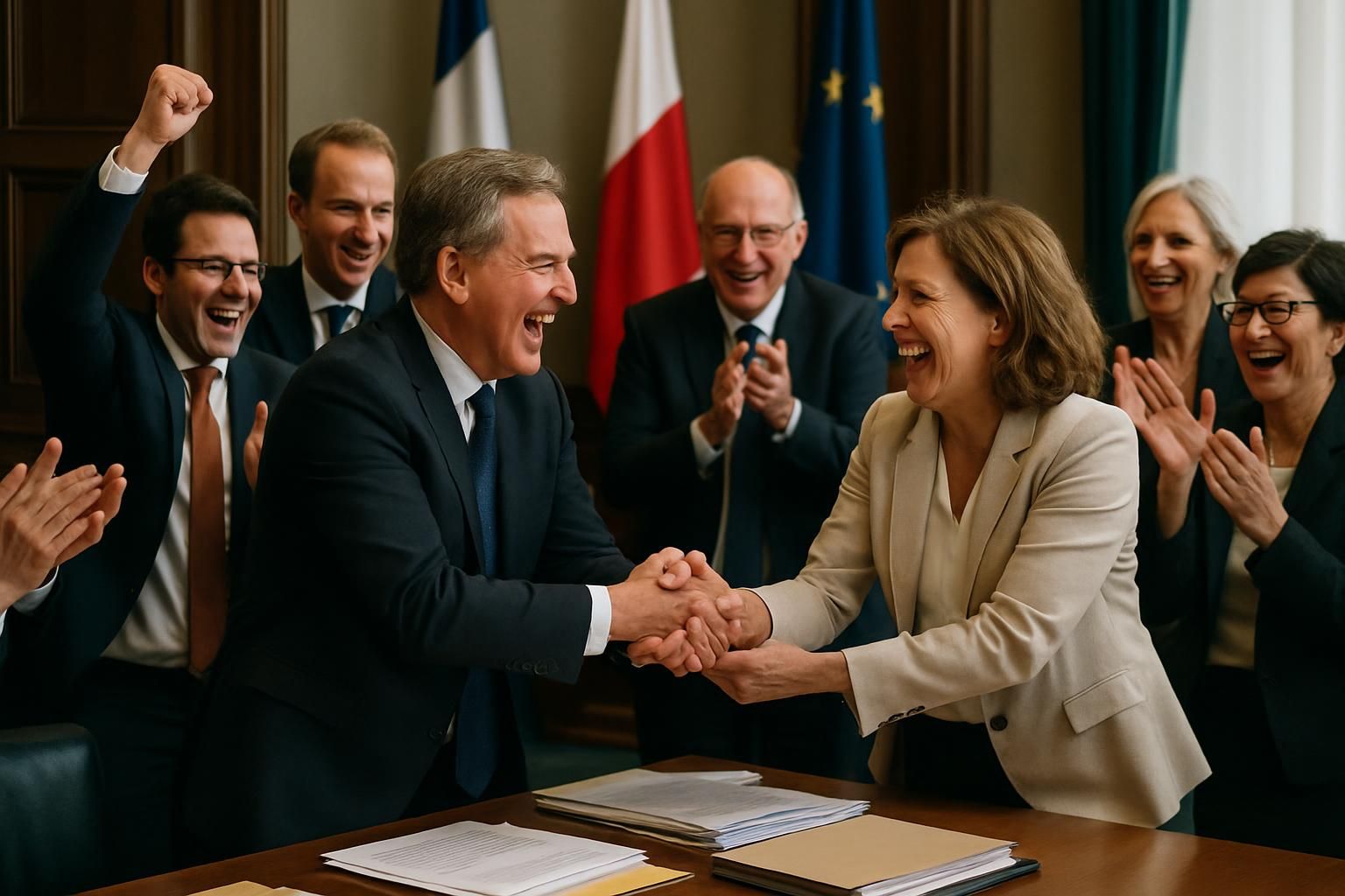 l’extrême droite se réjouit vivement suite à l’adoption du rapport sur l’audiovisuel public, suscitant débats et réactions dans le paysage médiatique français.