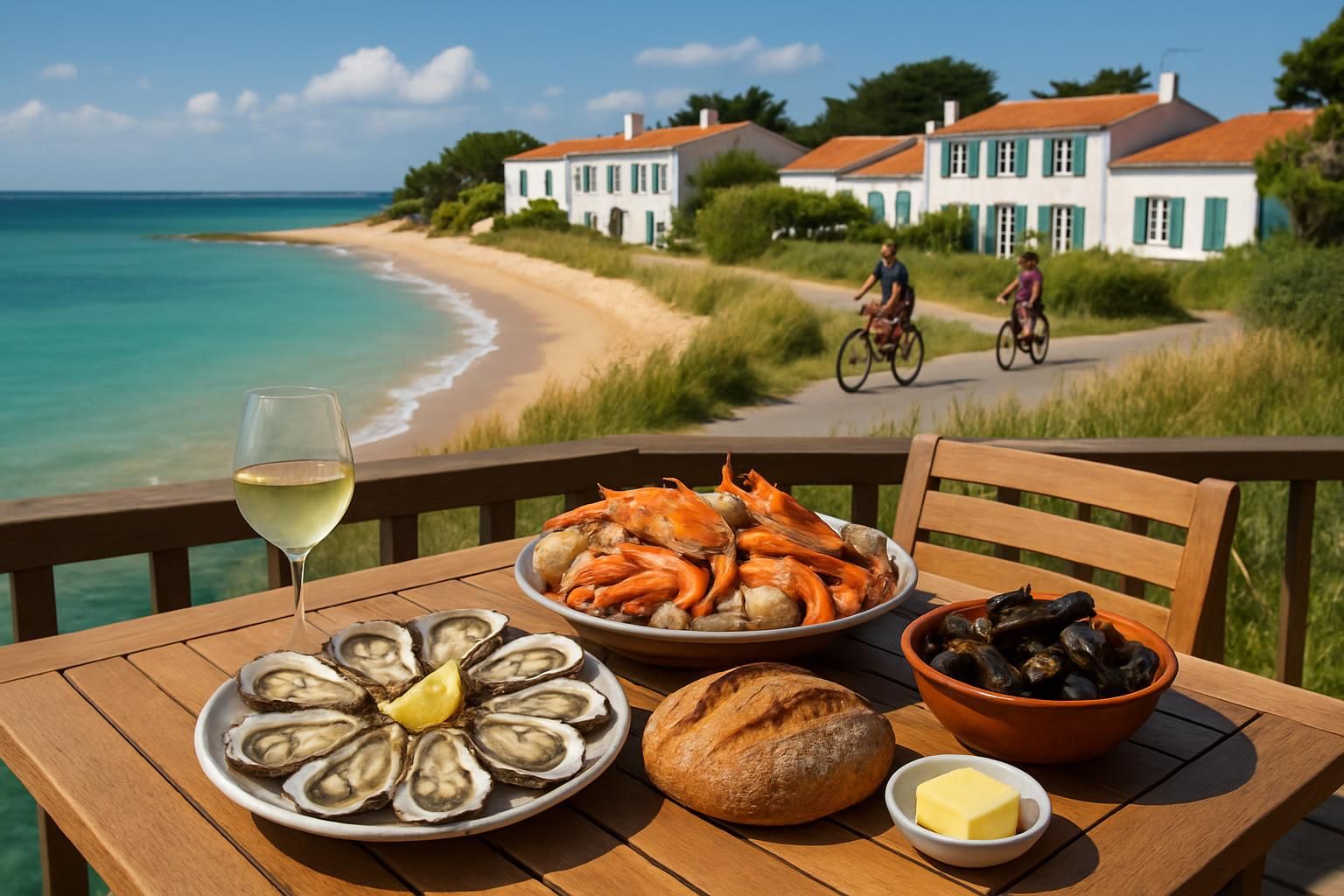 découvrez l'île de ré, à seulement 1h40 de paris, où ses délices culinaires charmants attirent les vacanciers chaque année pour des moments gourmands et inoubliables.