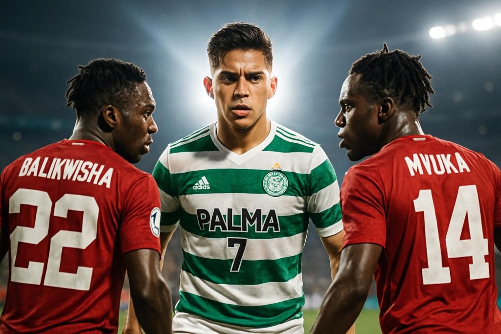 luis palma éclaire le match avec une performance exceptionnelle face à balikwisha et mvuka, confirmant son statut de superstar sur le terrain.