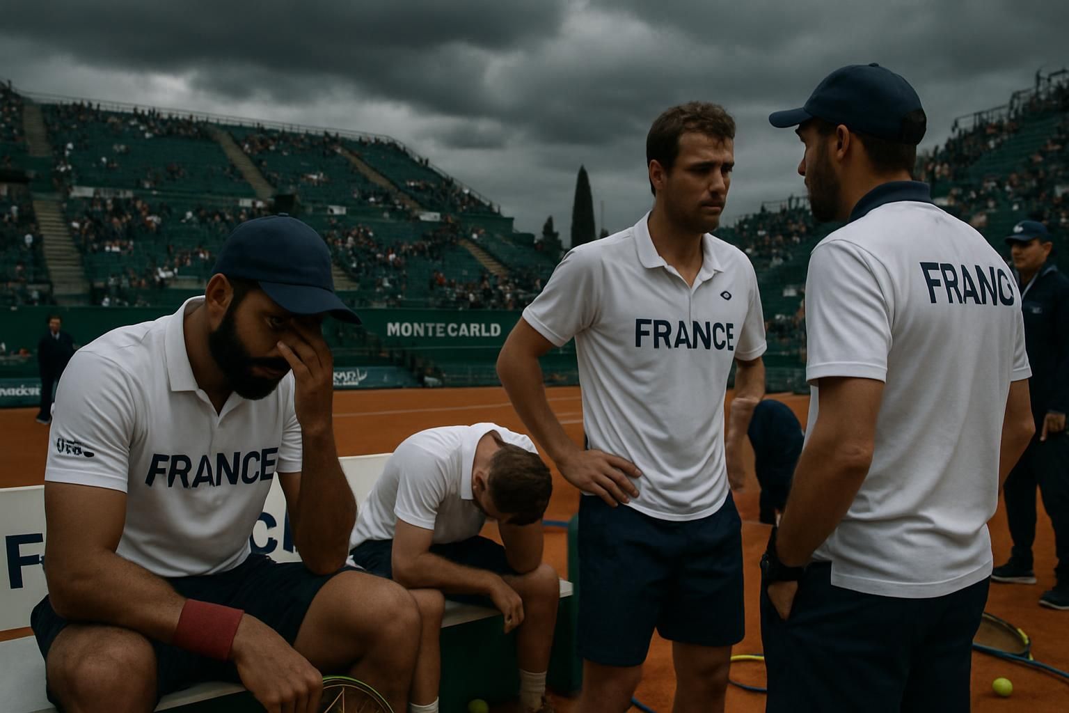 revivez le mercredi noir à monte-carlo avec les français confrontés à de nombreuses frustrations et éliminations lors du tournoi intense.