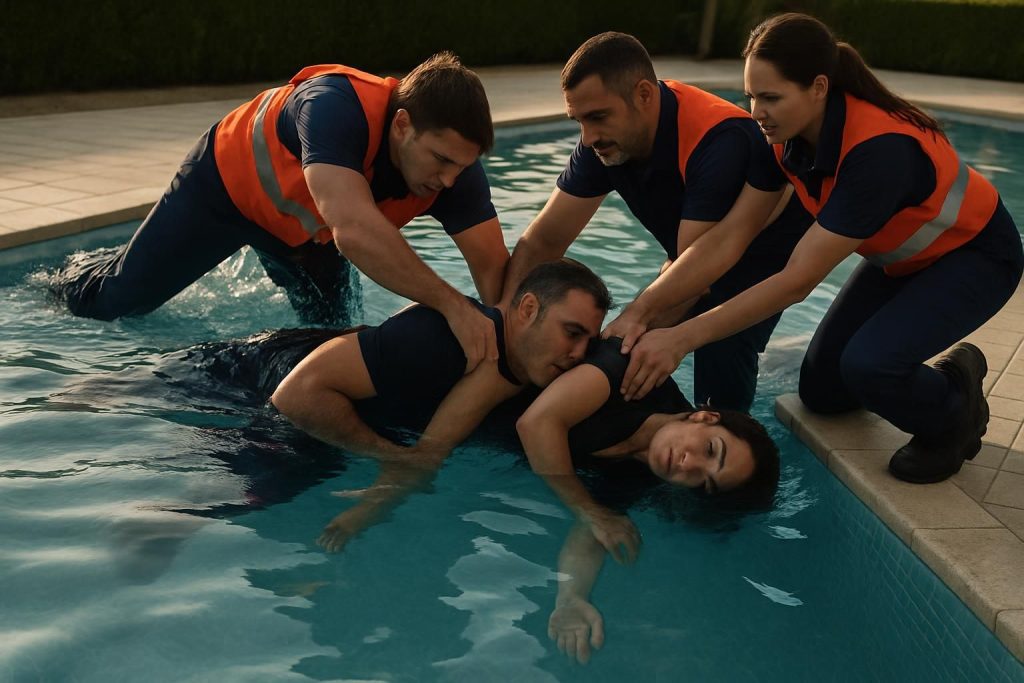 nadia farès dans un état critique après avoir été retrouvée inconsciente au fond d'une piscine. découvrez les détails de cet incident dramatique.