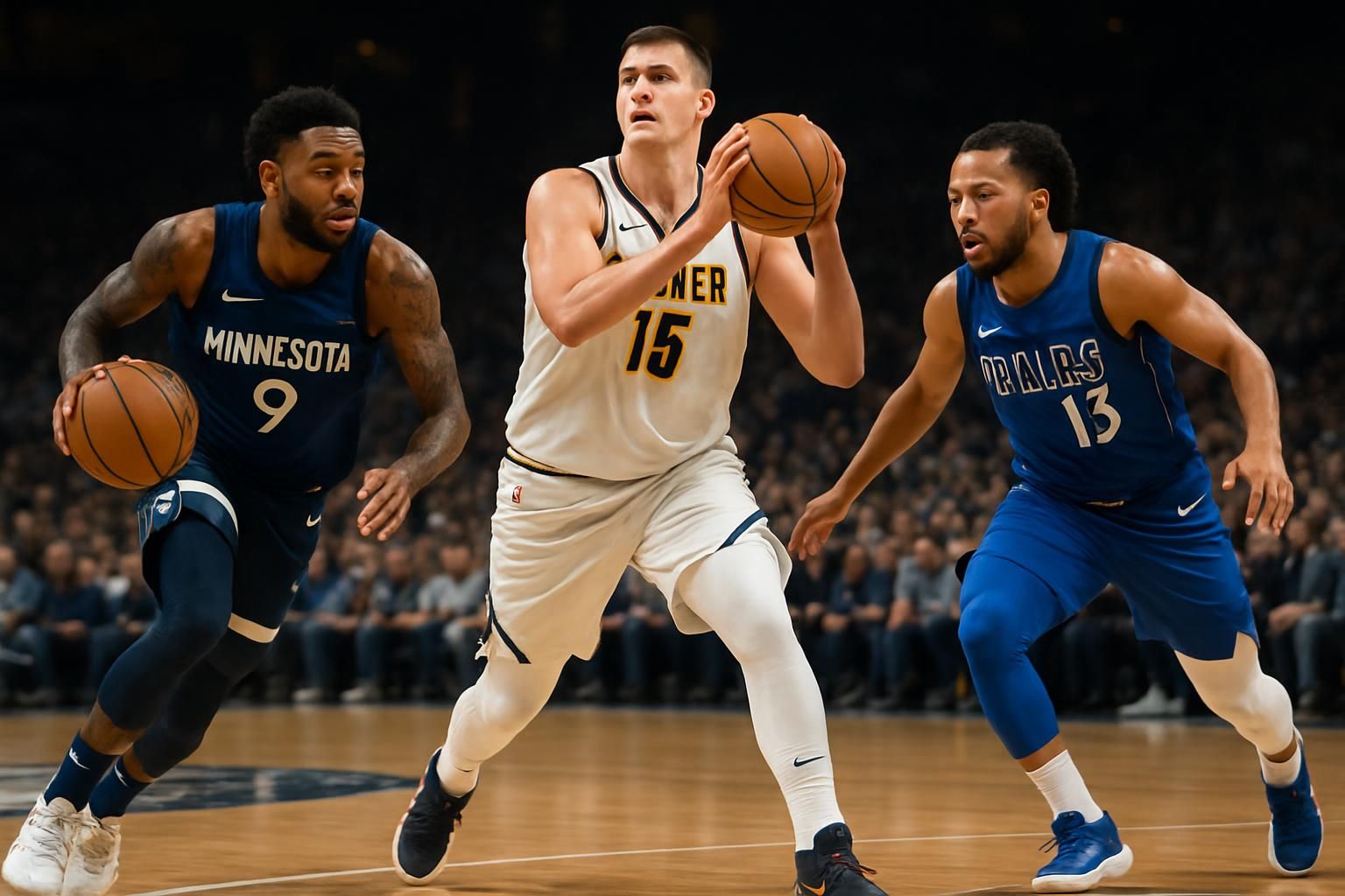 découvrez les performances exceptionnelles de nickeil alexander-walker, nikola jokic et jalen brunson lors des matchs nba du 6 au 7 avril 2026, avec des moments forts à ne pas manquer.