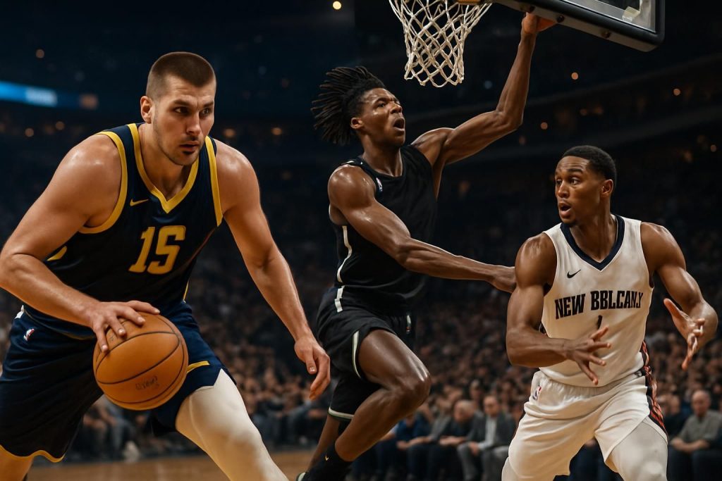 découvrez les performances clés de nikola jokic, kel'el ware et daniss jenkins lors de la nuit nba du 4 au 5 avril 2026, avec les moments forts et statistiques marquantes.