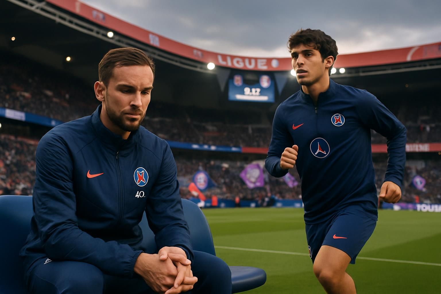 pour la 28e journée de ligue 1, fabian ruiz est forfait, tandis que joao neves fait son retour dans le groupe du psg pour affronter toulouse.