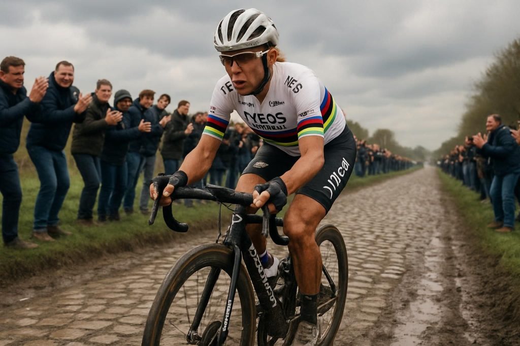 découvrez comment pauline ferrand-prévot excelle sur son terrain de prédilection lors de paris-roubaix dames, alliant puissance et maîtrise pour une performance remarquable.