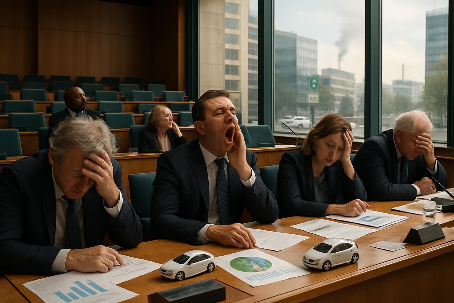 débat parlementaire animé autour des zones à faibles émissions, soulignant la fatigue face aux enjeux croissants de la pollution.