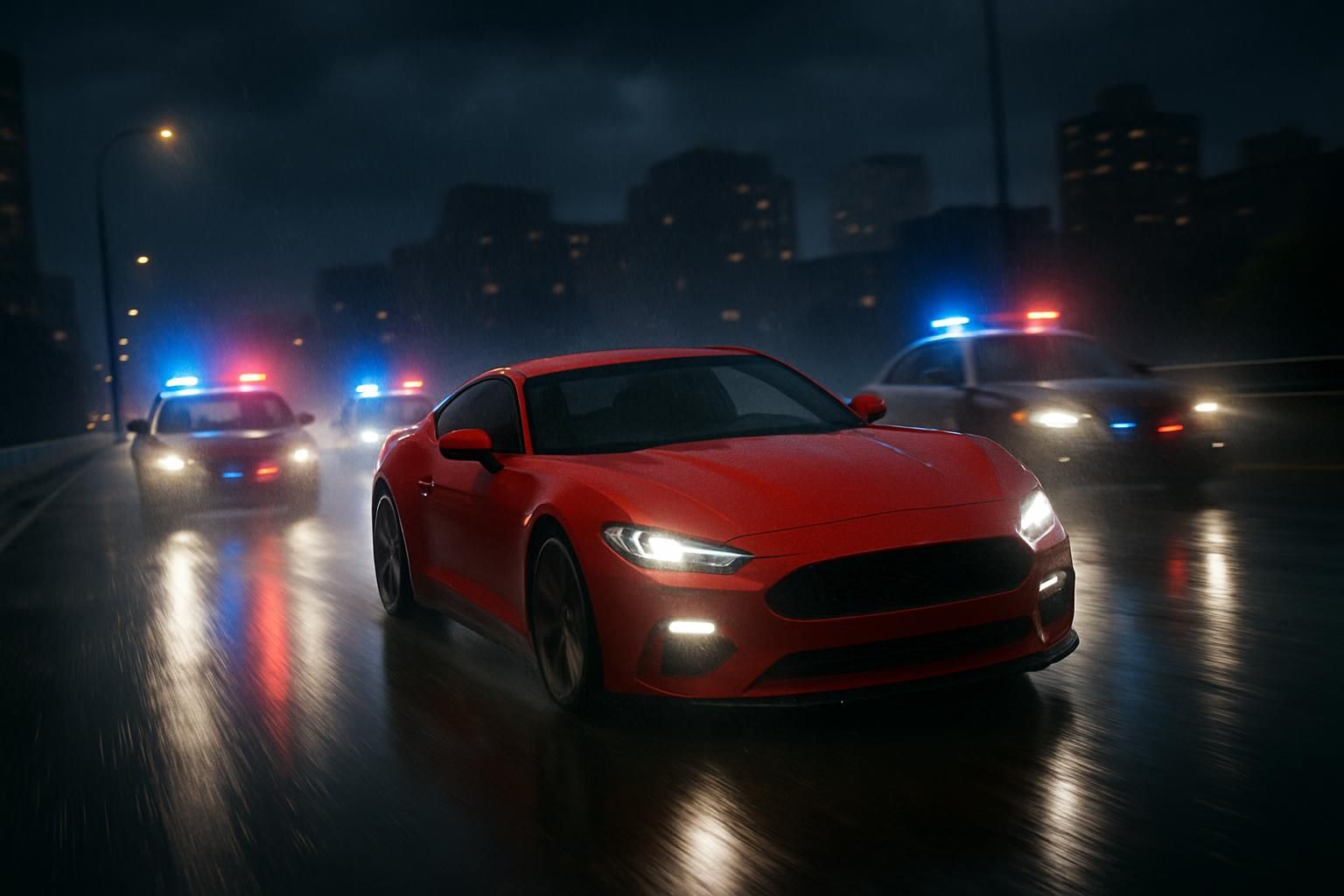 découvrez l'histoire dramatique d'un conducteur qui, pour sauver son permis, a pris de grands risques en filant à 190 km/h lors d'une course-poursuite effrénée avec la police.