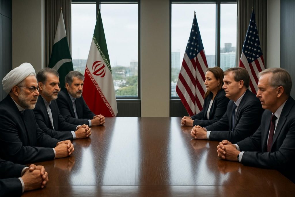 découvrez les premiers pourparlers bilatéraux entre iraniens et américains au pakistan, une étape cruciale vers la diplomatie et la coopération entre les deux pays.