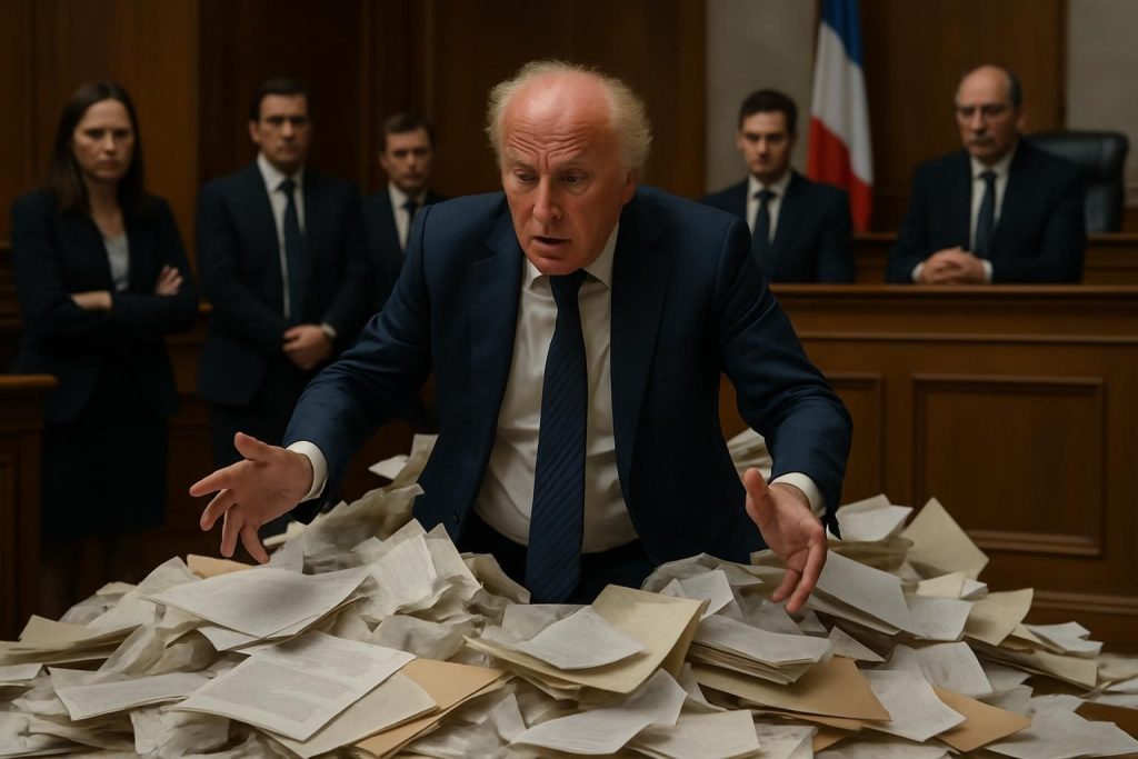 découvrez les rebondissements du procès en appel sarkozy-kadhafi, où hortefeux est confronté à une cascade d'invraisemblances qui compliquent la procédure.