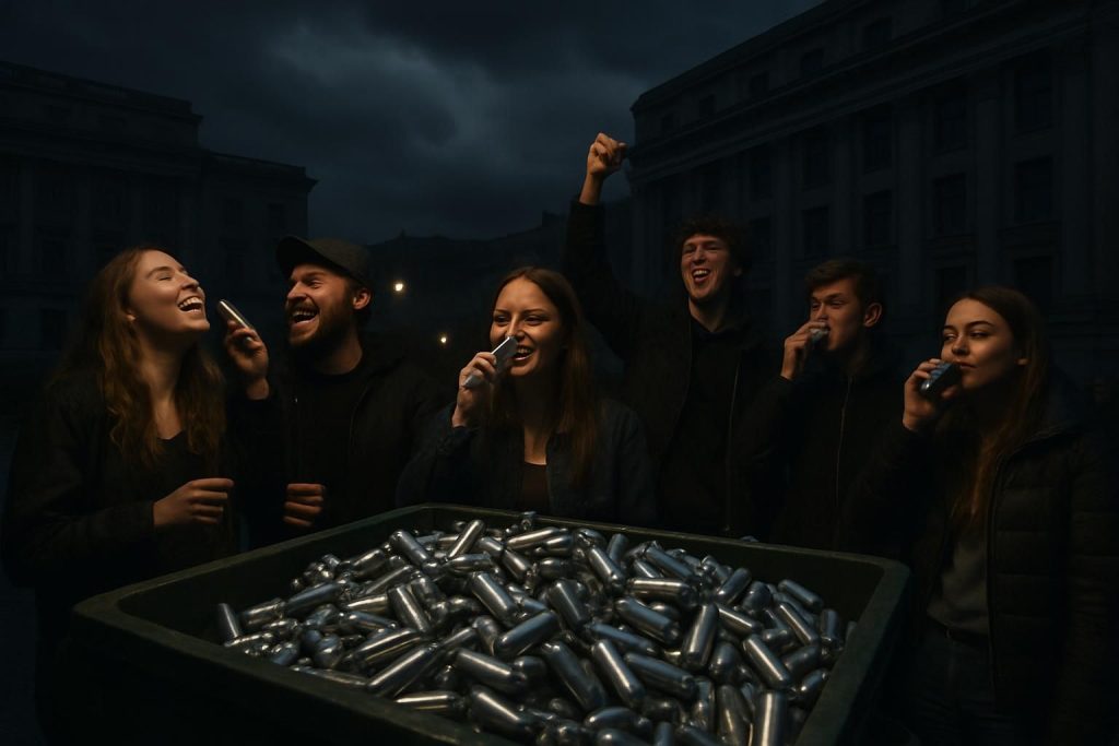 découvrez comment le gouvernement néglige la menace croissante du protoxyde d’azote, un gaz aux effets dangereux sur la santé et la sécurité publique.