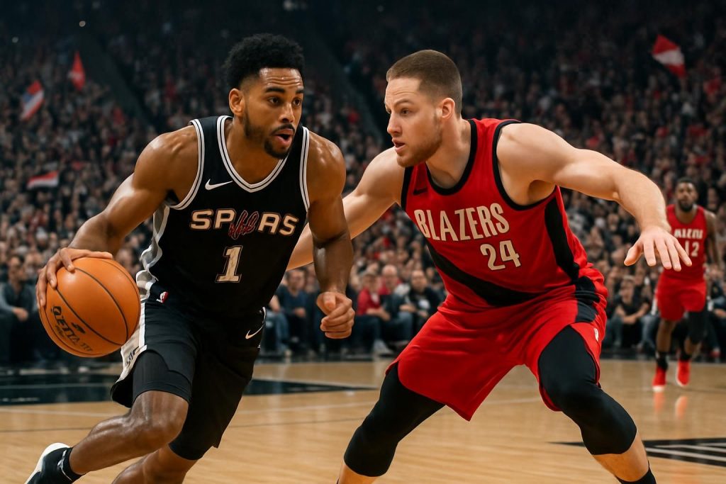 découvrez l'heure et la chaîne pour suivre en direct le match 1 des play-offs entre les san antonio spurs et les portland trail blazers. ne manquez rien de ce duel intense !