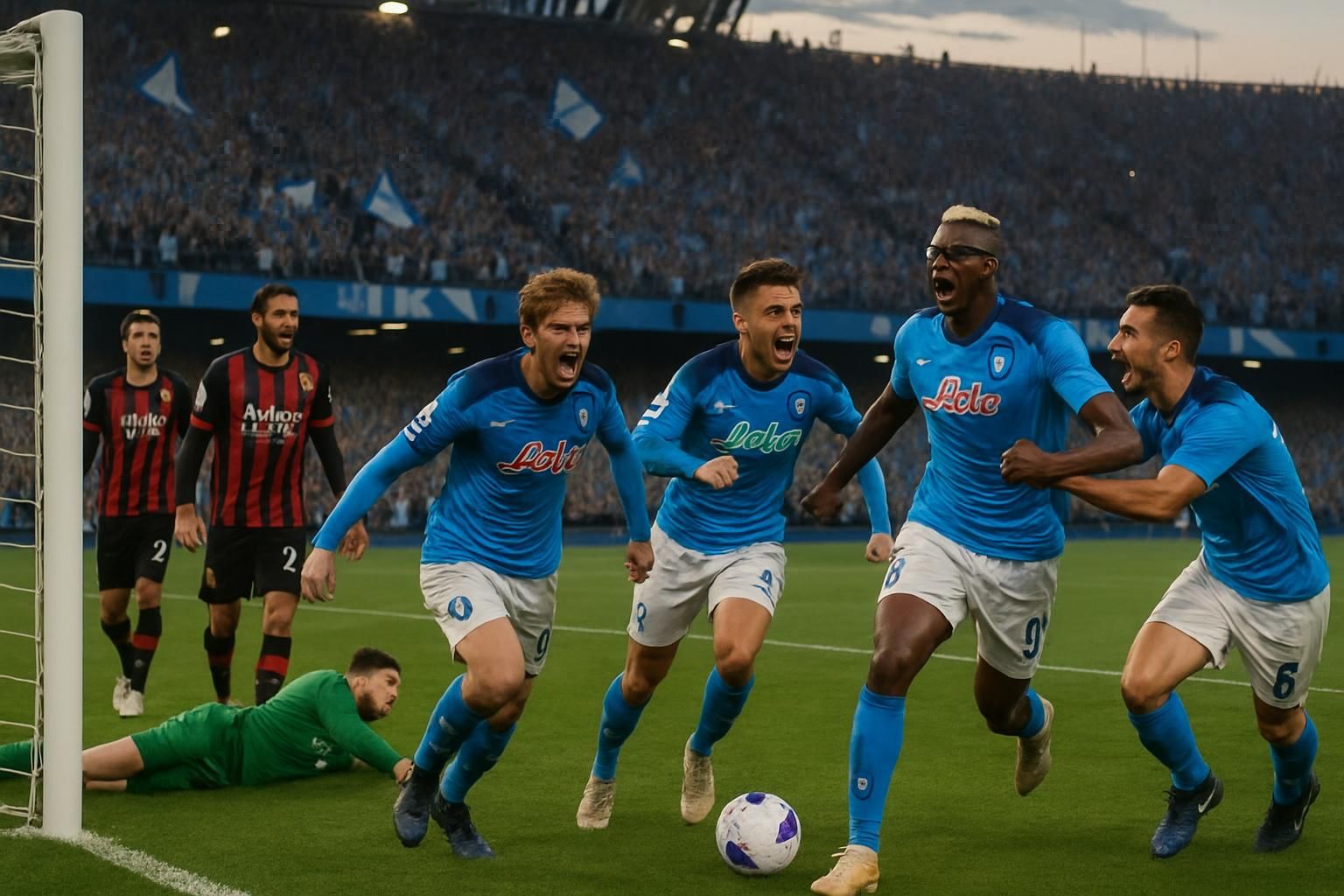 naples bat l'ac milan lors de la 31e journée de serie a et reprend la deuxième place du classement, offrant un match intense et décisif.