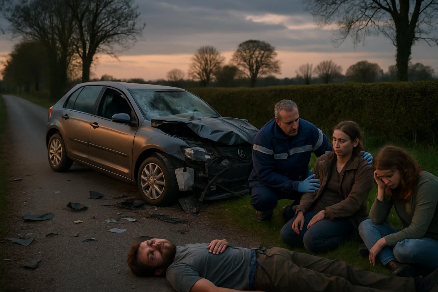 accident de voiture en maine-et-loire : une sortie de route a entraîné trois blessés. découvrez les détails de cet incident et les mesures prises.