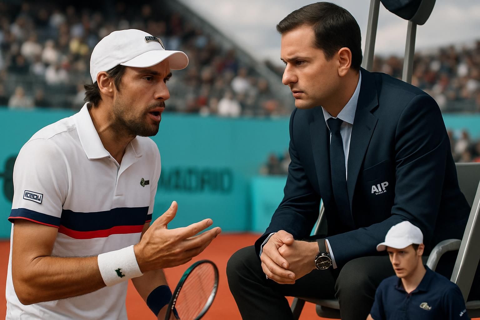 l'atp ouvre une enquête après l'incident survenu entre jérémy chardy et l'arbitre lors du match atmane-humbert à madrid, mettant en lumière les tensions sur le court.