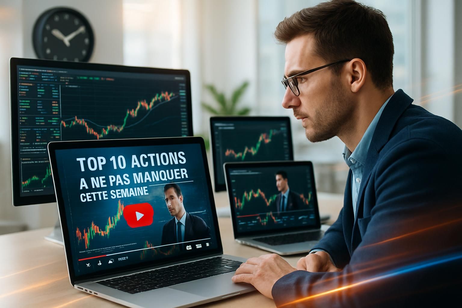 découvrez le top 10 des actions incontournables à suivre cette semaine en vidéo, pour ne rien manquer des meilleures opportunités du marché.