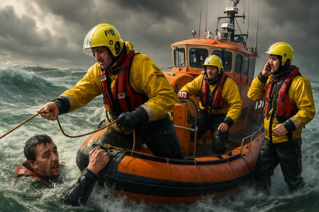 découvrez le récit captivant de ces sauveteurs héroïques dans la manche, engagés dans trois missions cruciales pour protéger et sauver des vies.