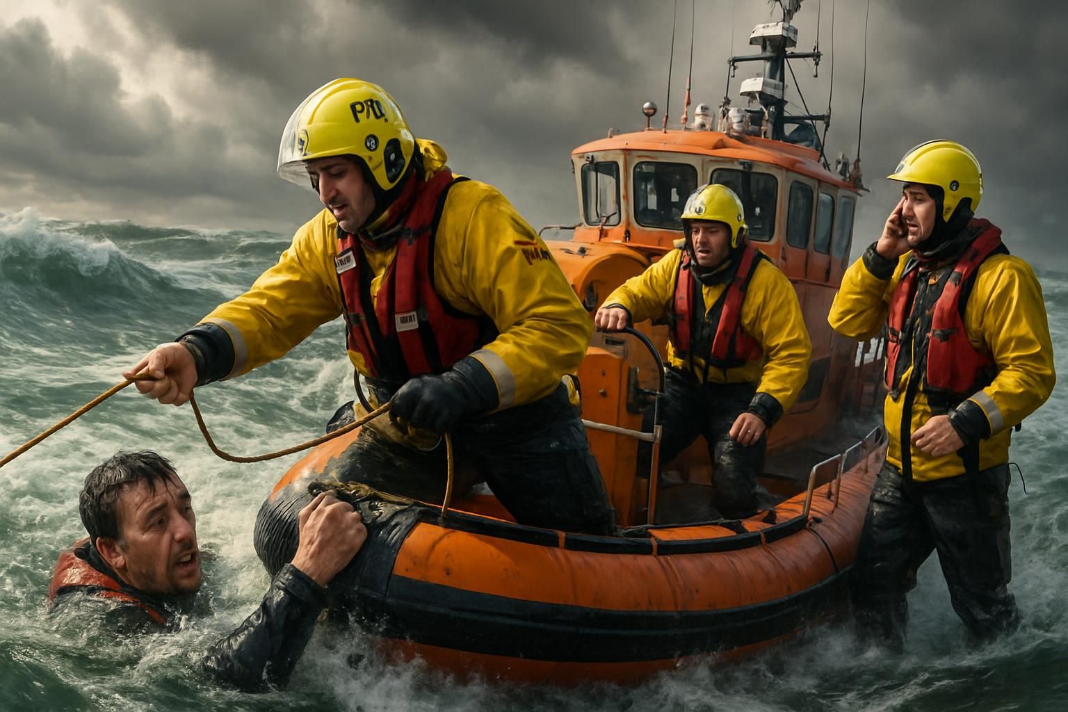 découvrez le récit captivant de ces sauveteurs héroïques dans la manche, engagés dans trois missions cruciales pour protéger et sauver des vies.