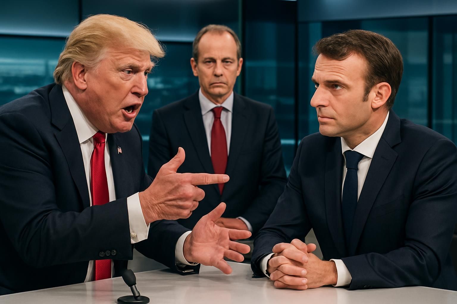 trump critique vivement macron, tandis que christophe barbier met en garde contre les risques d'une géopolitique dominée par des attitudes masculines, analysés sur lci | tf1 info.