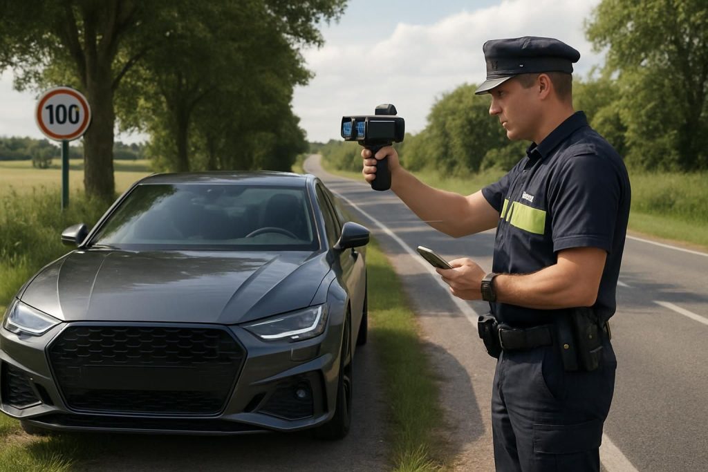 un conducteur contrôlé à 172 km/h sur une route limitée à 100 km/h entre dinan et jugon-les-lacs se fait retirer son permis pour excès de vitesse important.