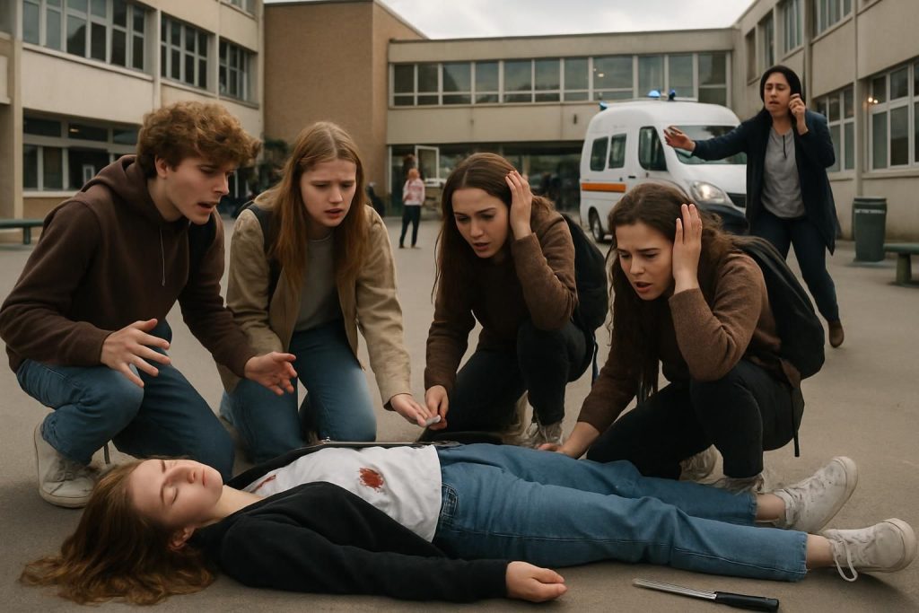 une violente agression au couteau dans un lycée de loire-atlantique a laissé une adolescente dans un état critique, suscitant une vive émotion dans la communauté scolaire et au-delà.