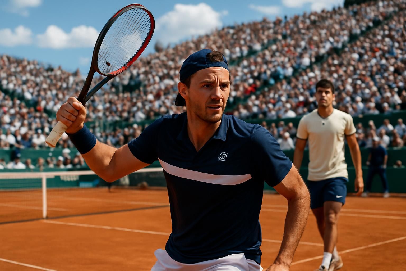 valentin vacherot s'incline face à alcaraz à monte-carlo, mais intègre le top 20 pour la première fois, marquant la fin d'une aventure mémorable et prometteuse.
