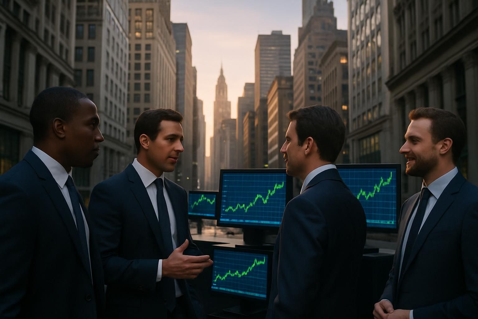 wall street démarre la séance en légère hausse, soutenue par des espoirs géopolitiques positifs et des résultats d’entreprises encourageants.