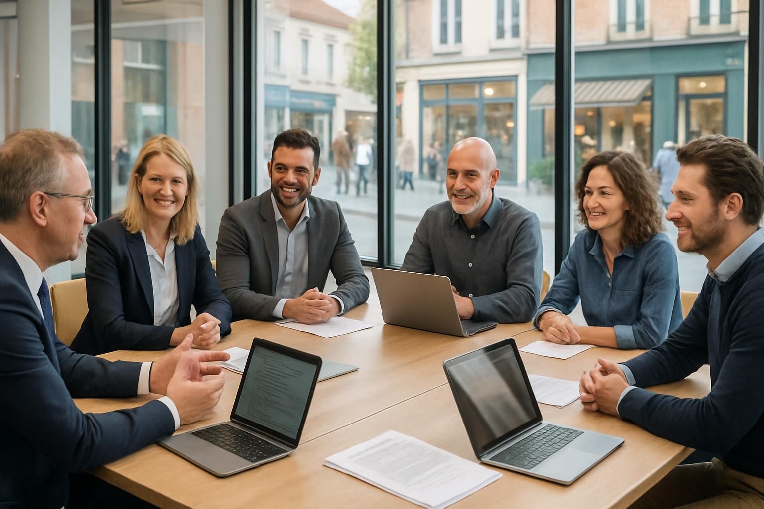 en mai, le gouvernement présente de nouvelles mesures pour soutenir et dynamiser les commerces de proximité, avec des rencontres prévues avec les professionnels du secteur pour mieux répondre à leurs besoins.