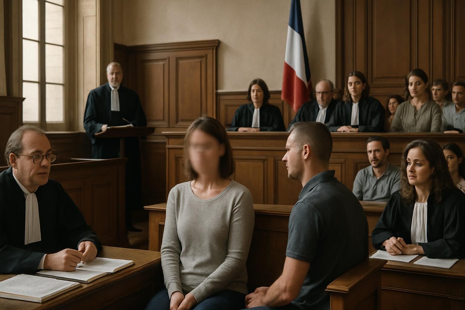 ouverture du premier procès aux assises en france dans l'affaire « french bukkake », une étape majeure dans la lutte contre les violences sexuelles.