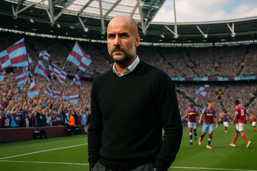 pep guardiola exprime son soutien à west ham, surnommés les irons, avant leur confrontation cruciale contre arsenal, un rival important de manchester city dans la course au titre de la premier league.
