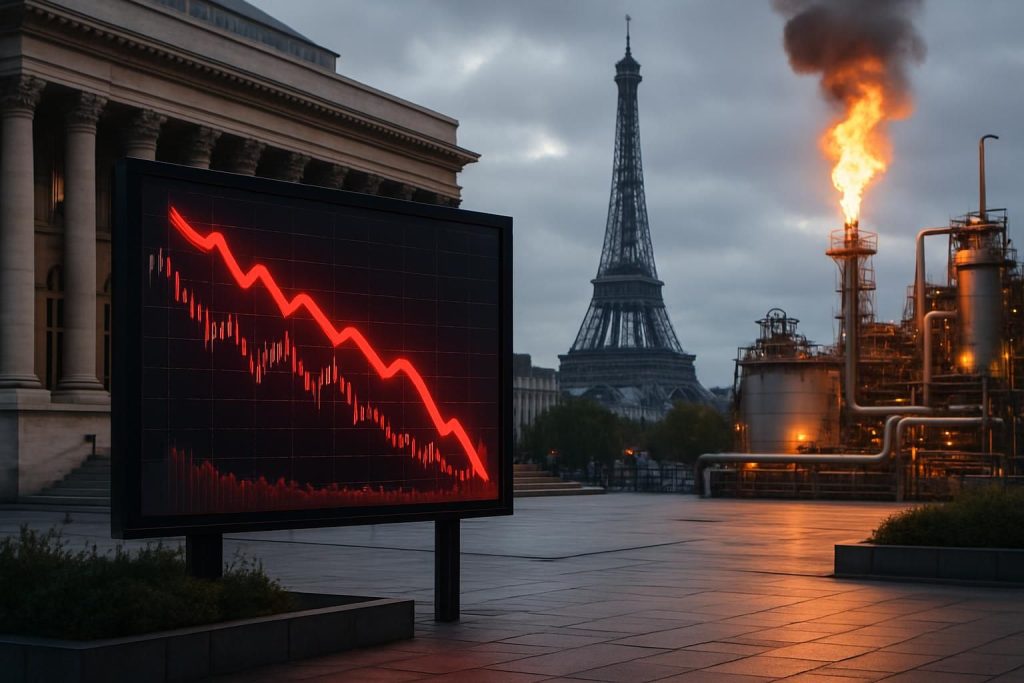 suivez l'évolution du marché à la bourse de paris : le cac40 poursuit sa baisse tandis que le prix du pétrole connaît une reprise à la hausse.