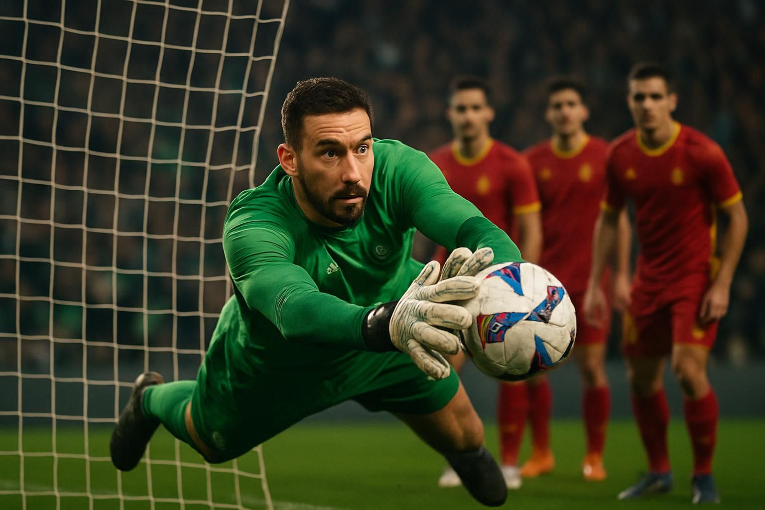 brice maubleu réalise une performance exceptionnelle en arrêtant quatre penalties face à rodez avec saint-étienne, illustrant un mélange de hasard et de sang-froid sur le terrain.