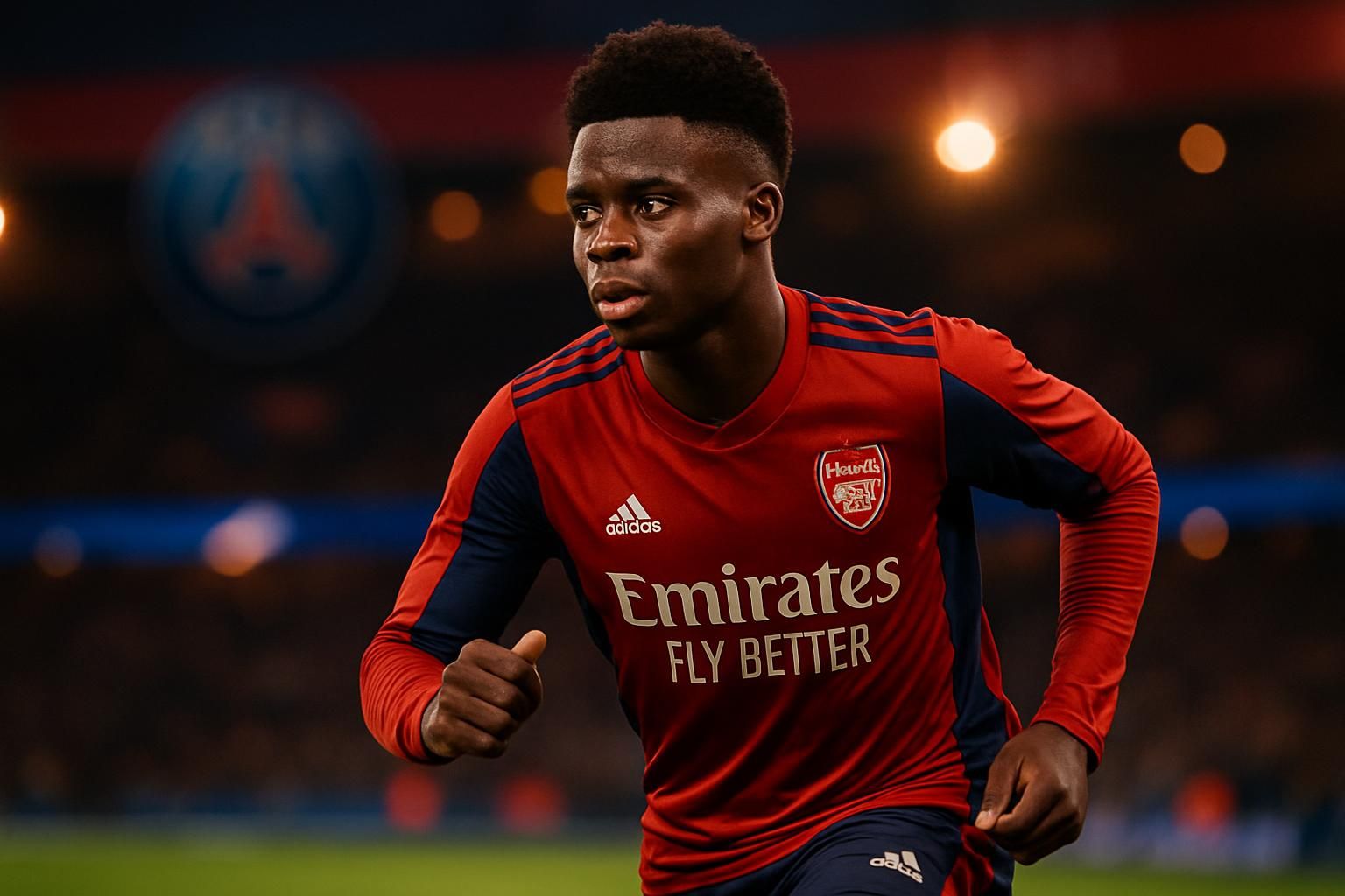 bukayo saka est prêt à affronter le psg avec détermination et passion, déclarant son impatience de jouer contre cette équipe prestigieuse.