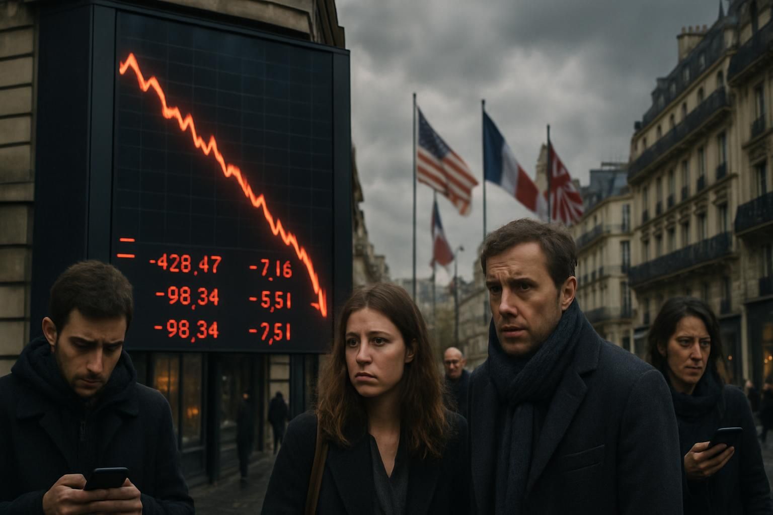 découvrez pourquoi le cac 40 continue de chuter, entre tensions géopolitiques croissantes et craintes inflationnistes, impactant fortement les marchés financiers.