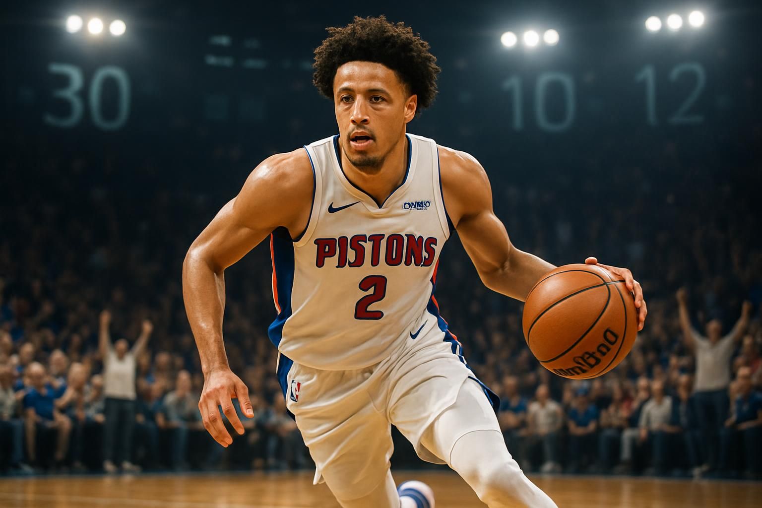 découvrez la performance éclatante de cade cunningham, héros du match avec un double-double décisif qui a illuminé la soirée sportive.