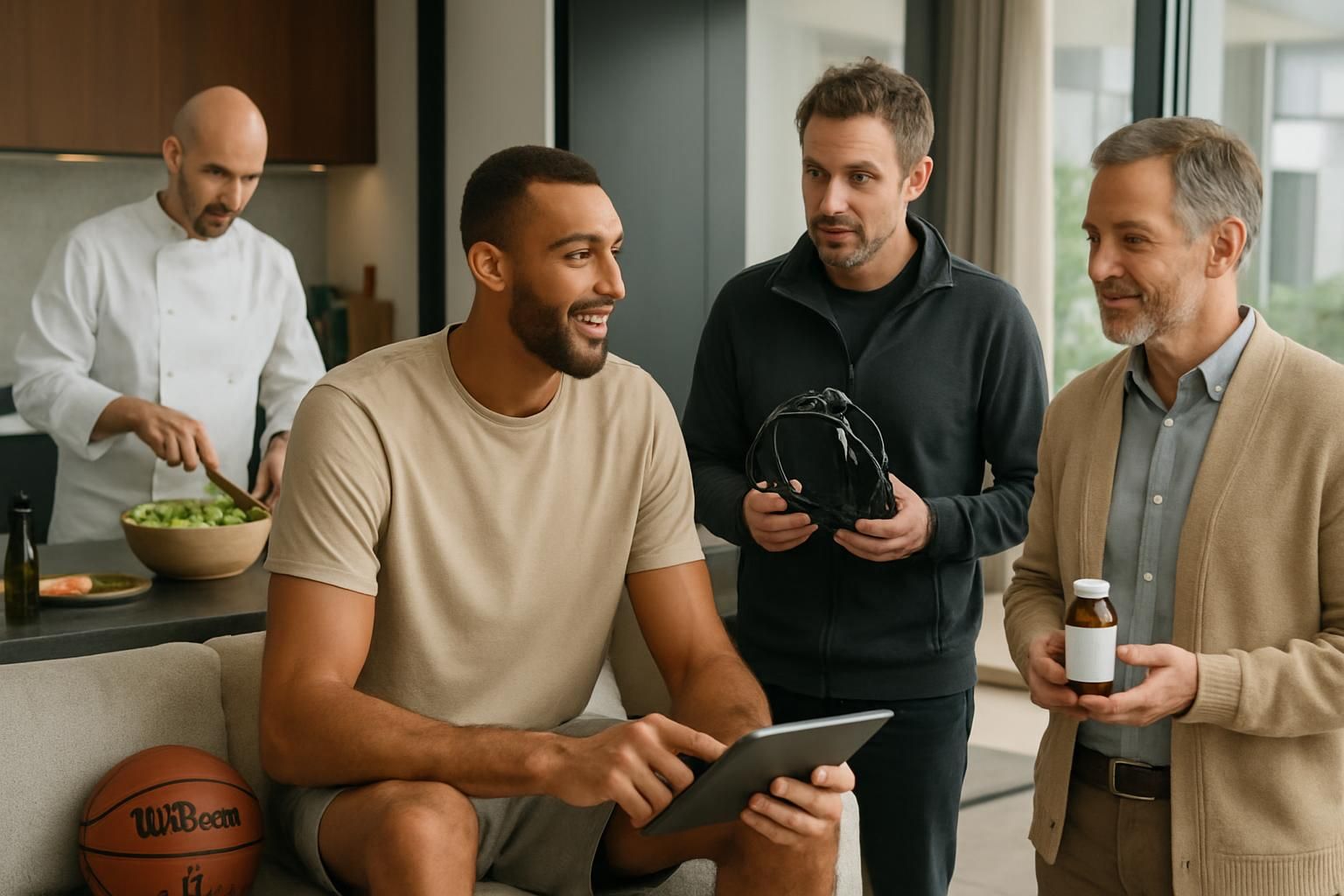 Dans l’intimité de Rudy Gobert : assistant personnel, chef cuisinier, neuro-trainer et naturopathe, qui composent son entourage au quotidien ?