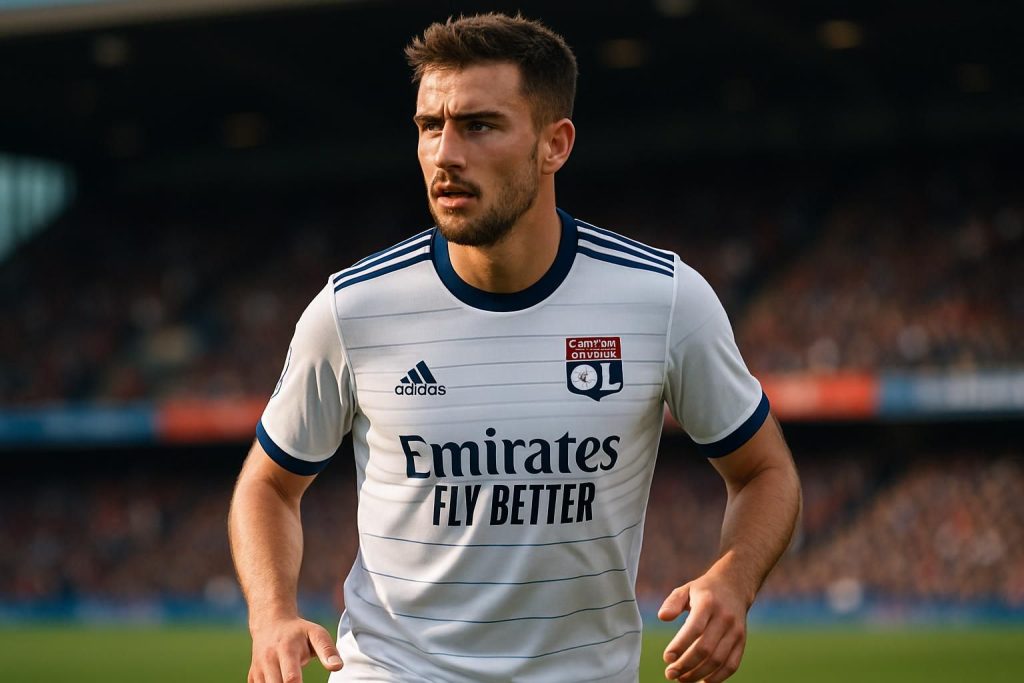 découvrez le design innovant et les détails uniques du nouveau maillot extérieur de l'olympique lyonnais pour la saison 2026-2027, alliant style et performance.