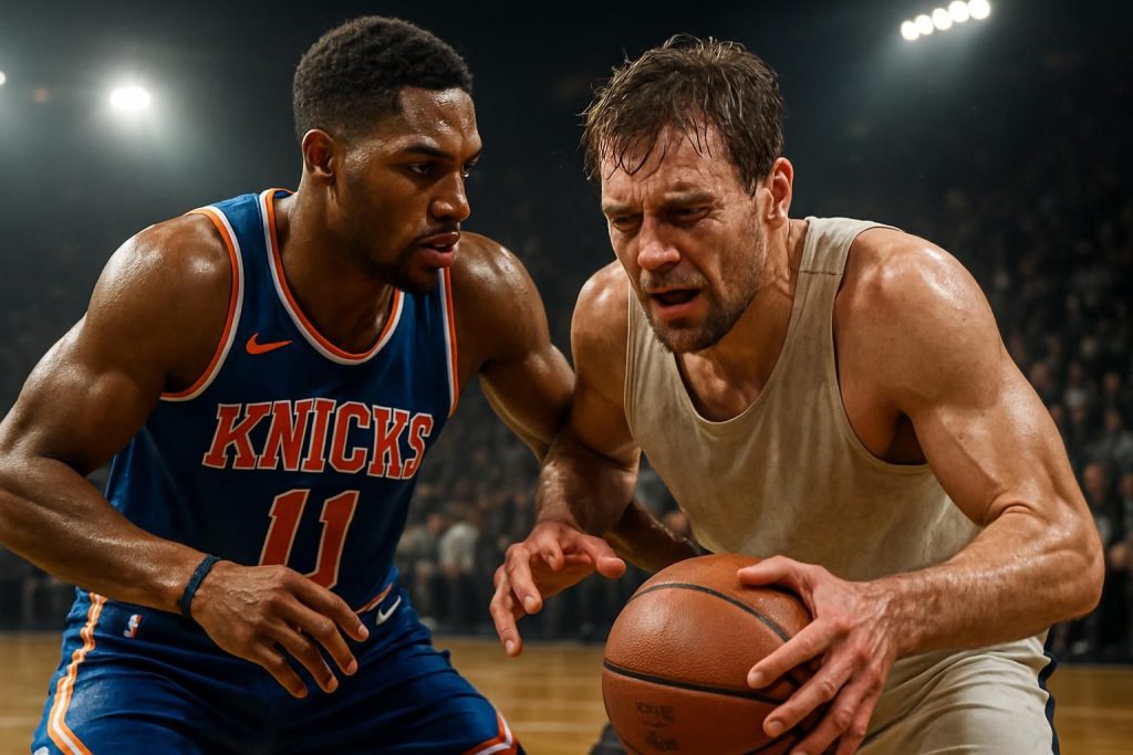 découvrez le récit intense d'un combat acharné contre les knicks, entre adversité et épuisement, où chaque instant compte dans ce défi de taille.
