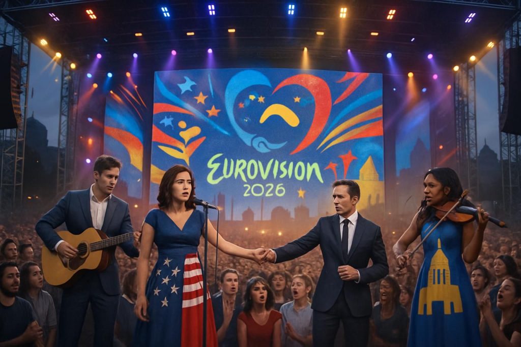 découvrez comment l'eurovision 2026 mêle harmonieusement musique et enjeux politiques, révélant une compétition où art et diplomatie se rencontrent.