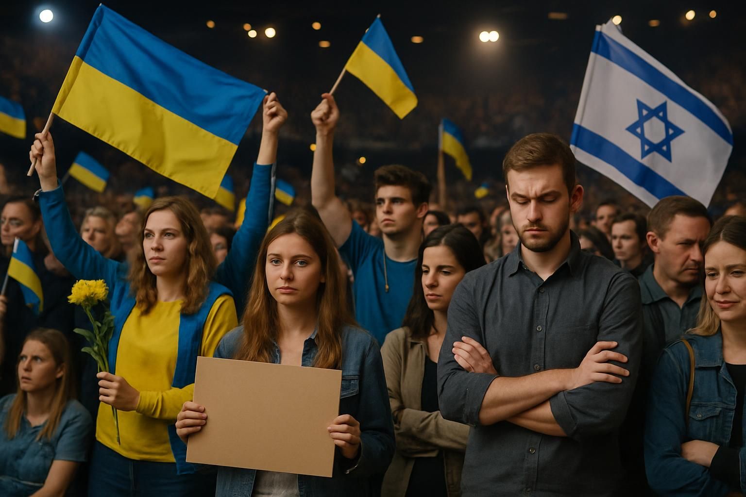 découvrez comment l'eurovision reflète les tensions politiques actuelles en europe, oscillant entre soutien à l'ukraine et appels au boycott d’israël.