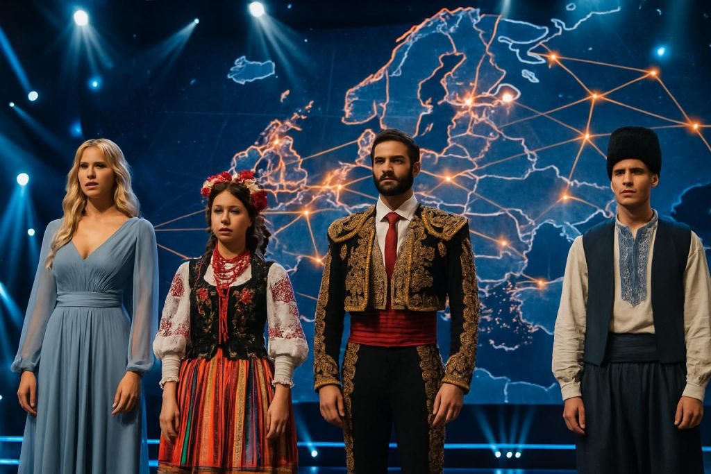 découvrez comment le concours eurovision, initialement apolitique, est confronté aux enjeux géopolitiques actuels, bouleversant ses promesses et son déroulement.