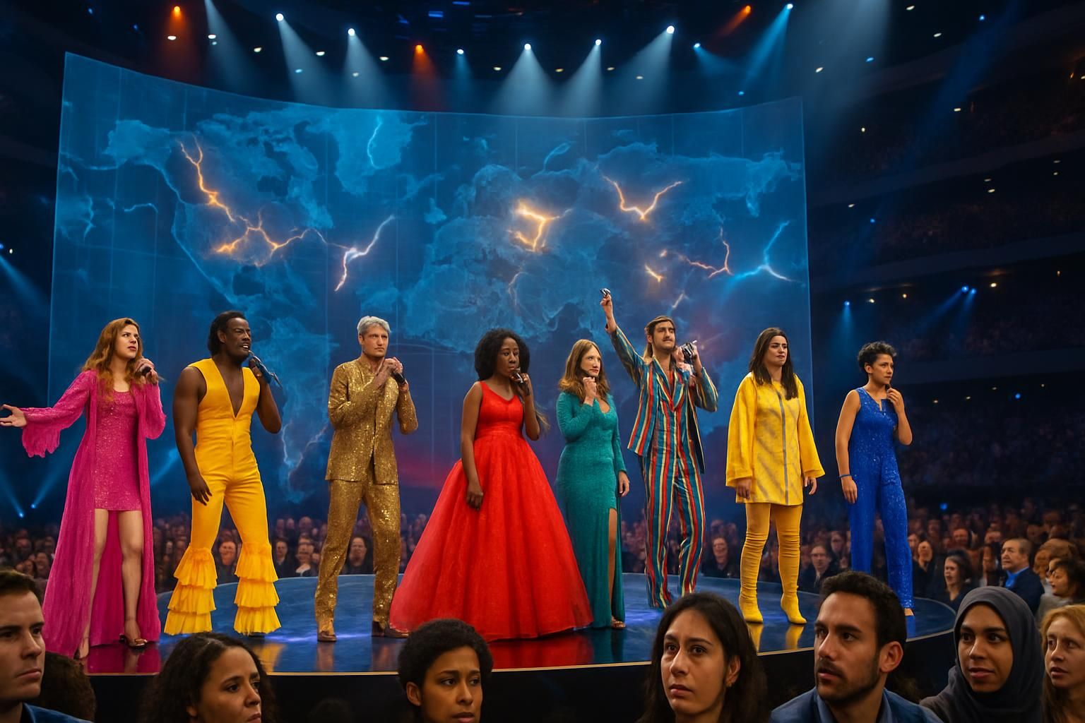 découvrez comment le concours eurovision, malgré son statut apolitique, est inévitablement influencé par les tensions géopolitiques actuelles, mêlant musique et enjeux internationaux.